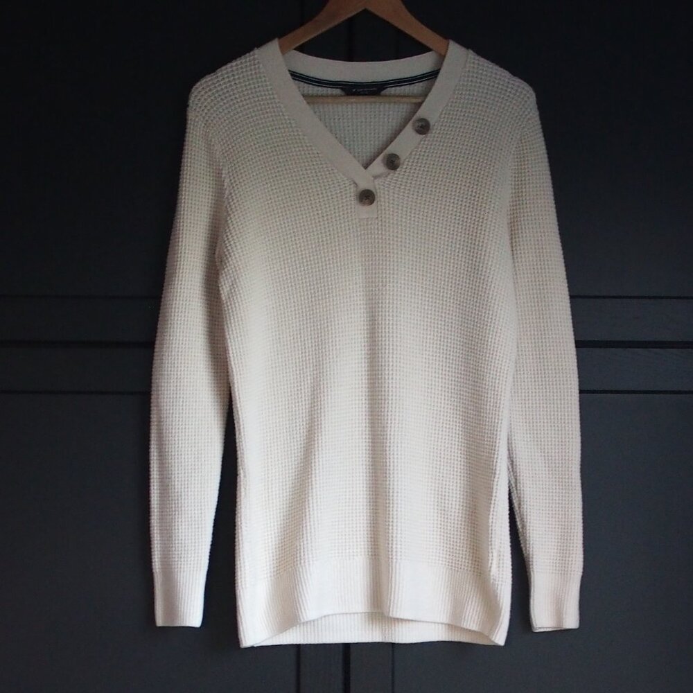 Denver Hayes | Long Sleeve Waffle Knit Thermal Top